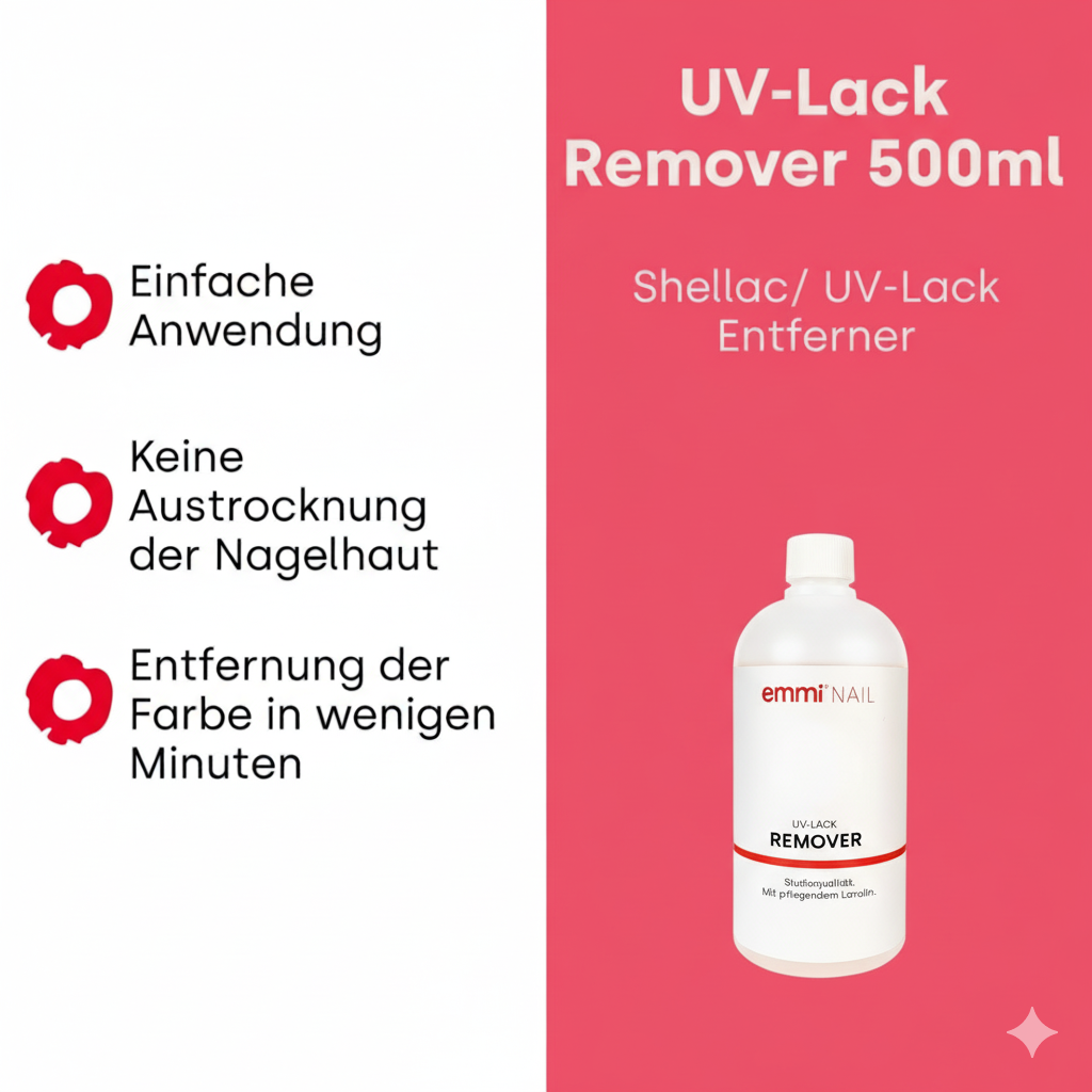 Shellac / UV varnish remover *studio quality* 500ml