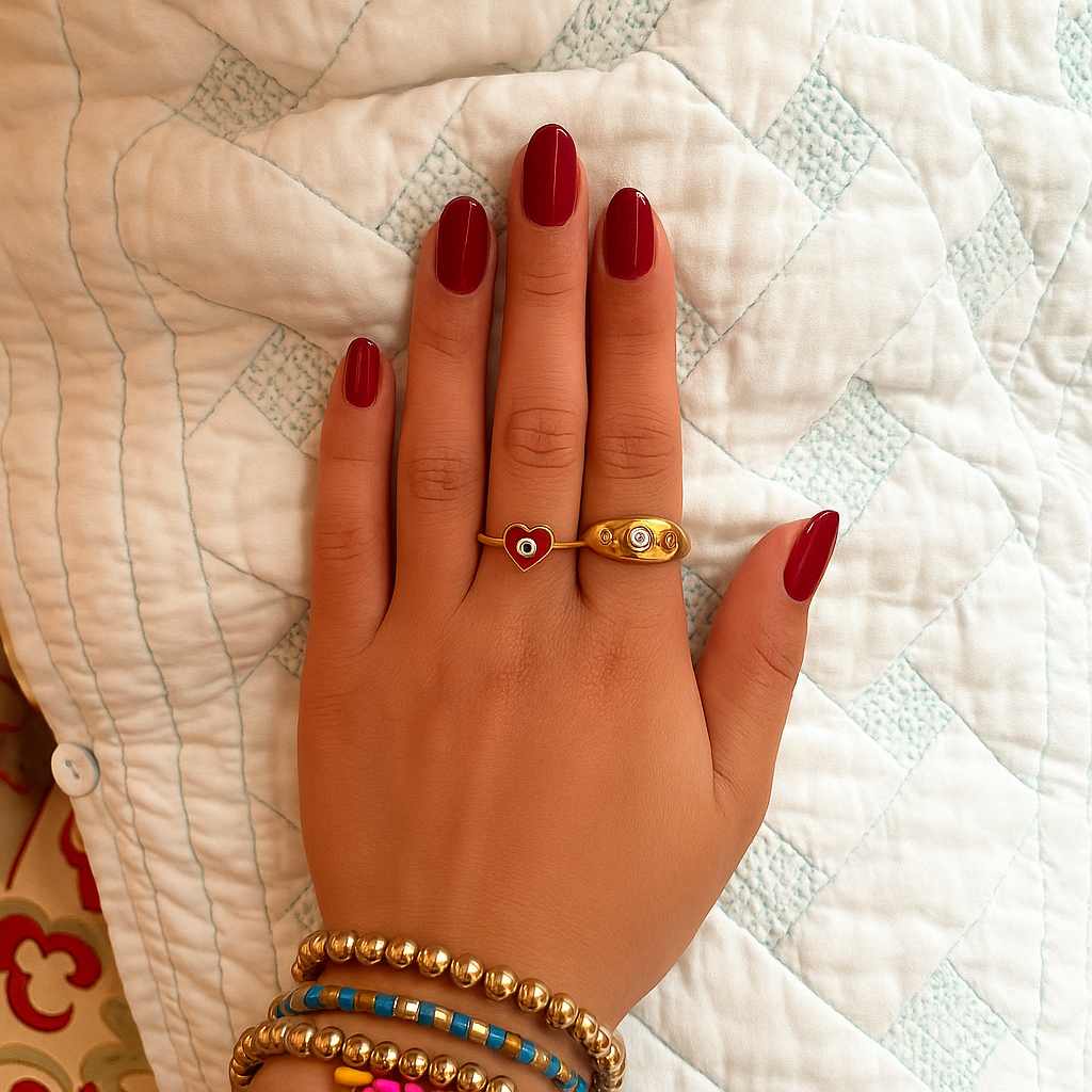 Emmi Nail Glossy Gel Skyline Red 5ml -F225-