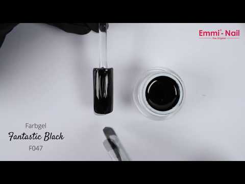 Gel de couleur Emmi-Nail Noir Fantastique 5 ml -F047-