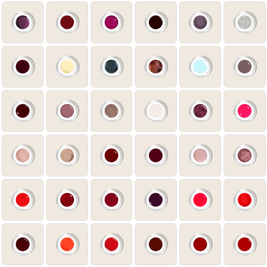 Top 50 Color Gel Set – Bestselling Colors