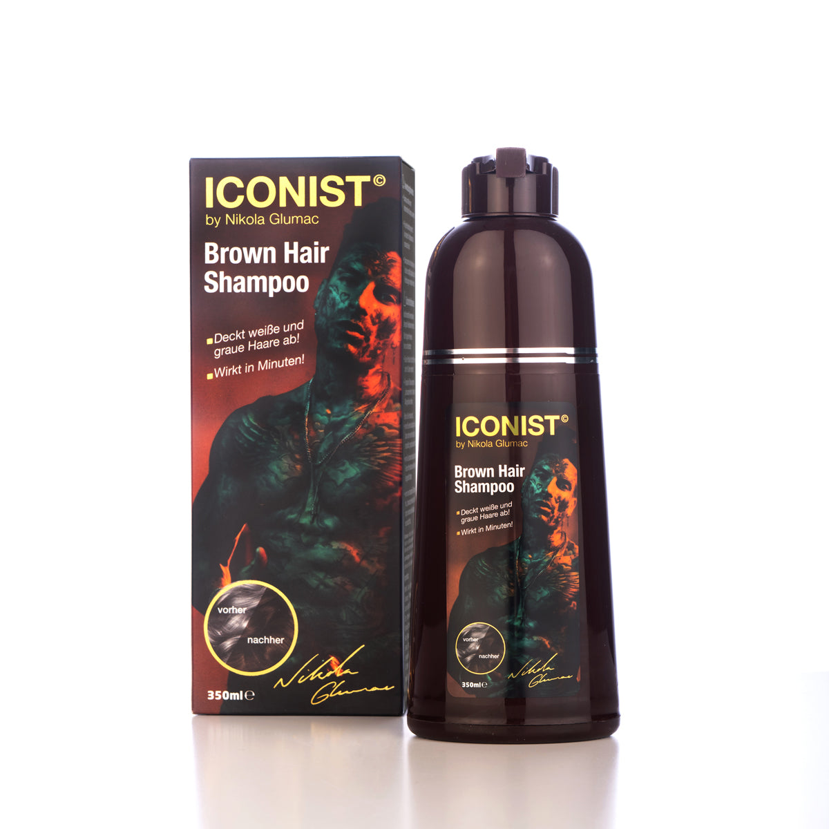 Shampoing pour cheveux bruns ICONIST de Nikola Glumac