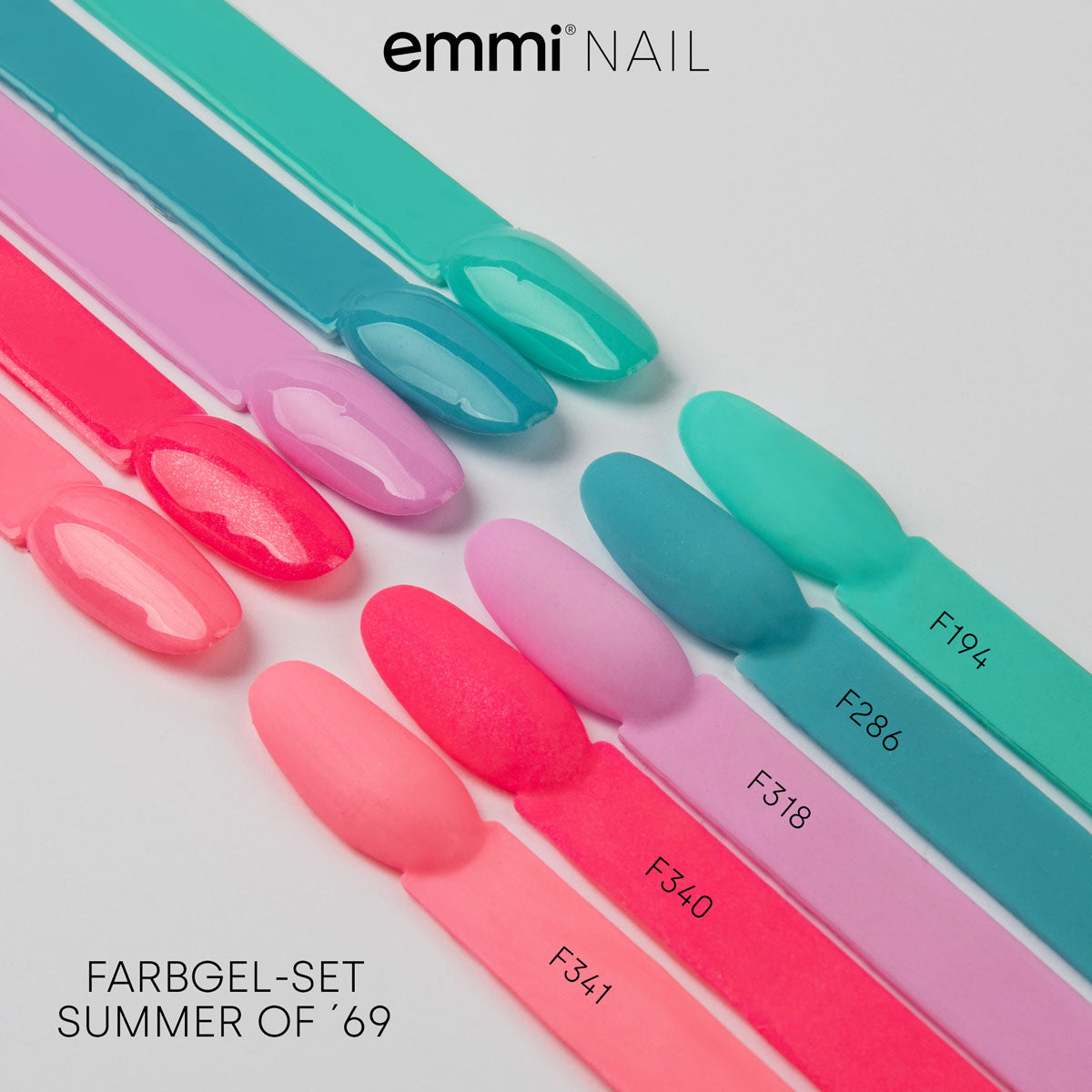 Coffret de gels de couleur « Été 69 »