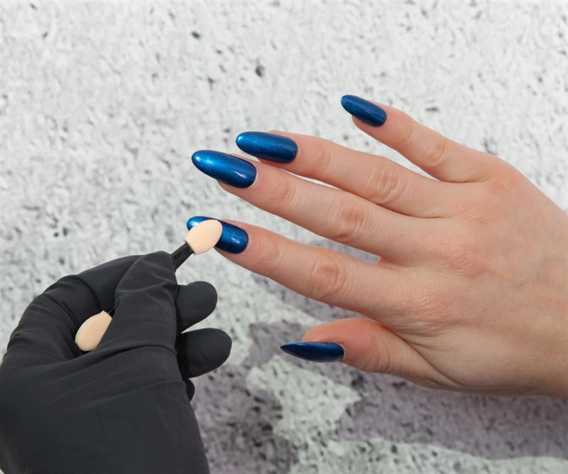 Poudre chromée miroir Emmi-Nail colorée 4 pièces
