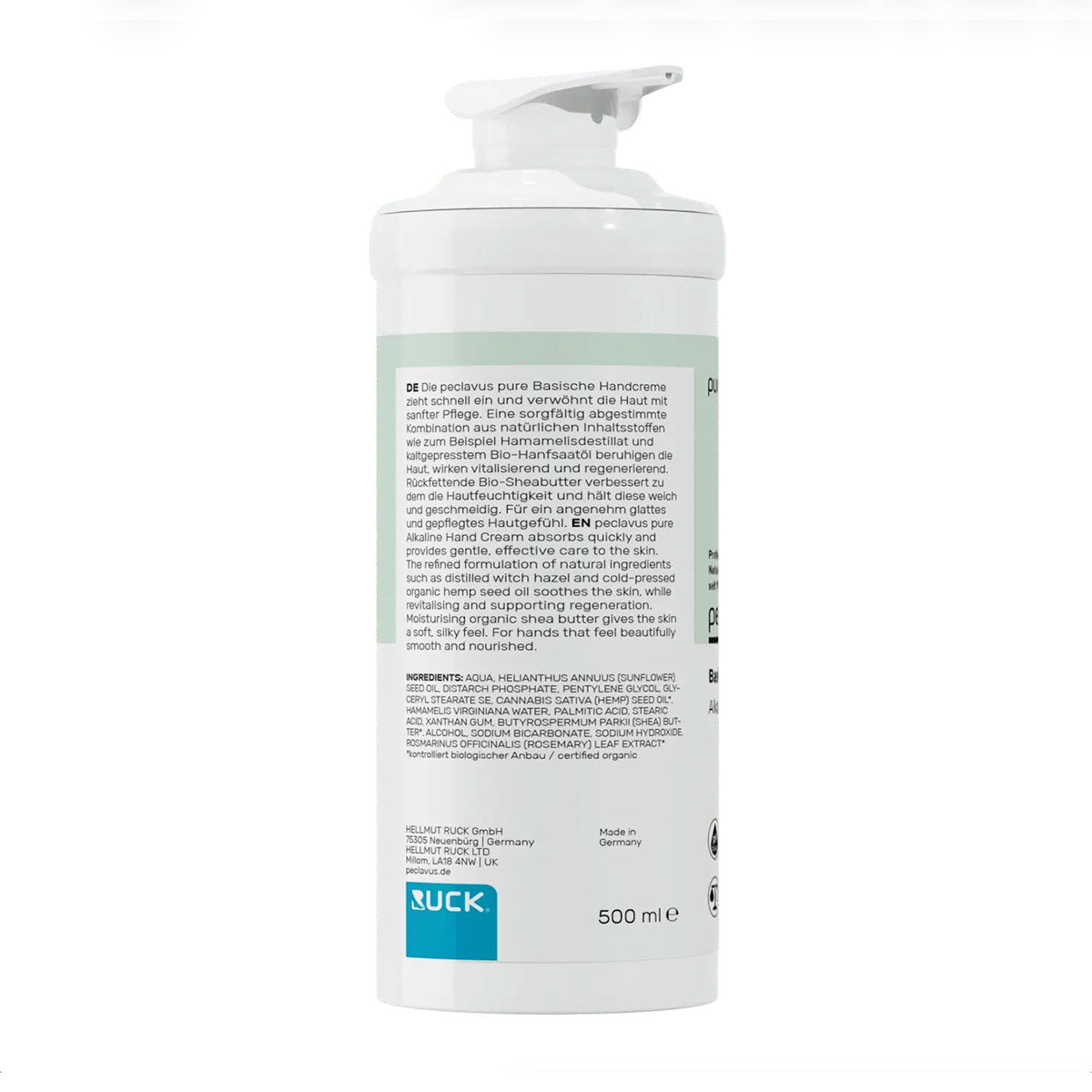 RUCK peclavus pure Basic Hand Cream