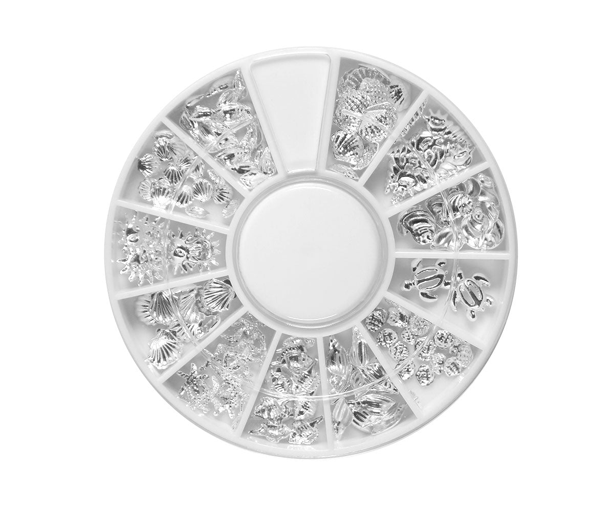Présentoir à ongles Emmi-Nail Coquillages Argent