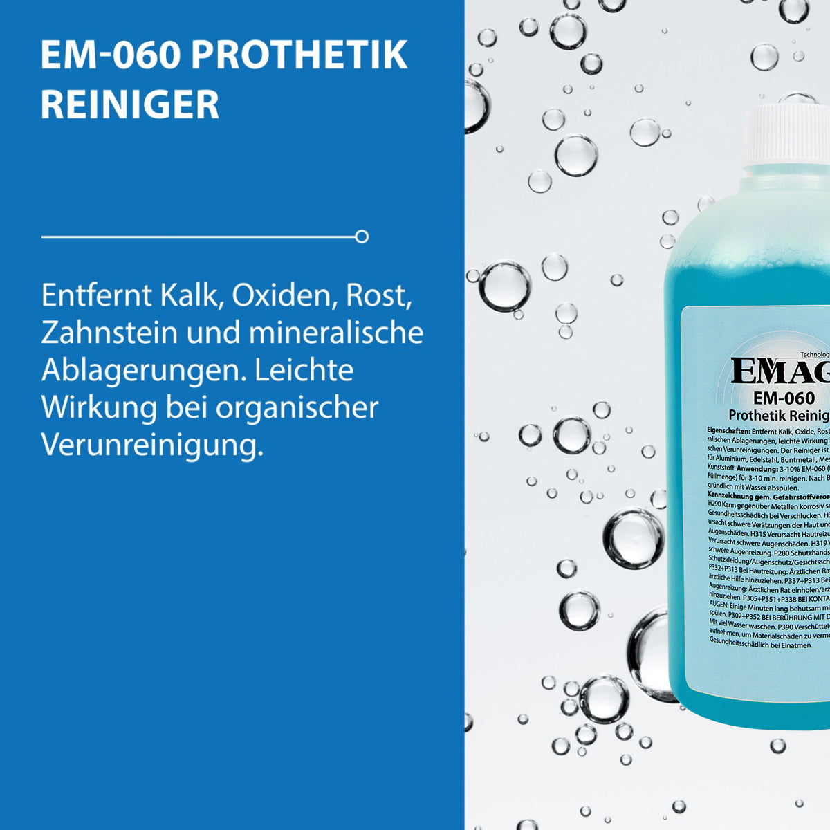 Nettoyant pour prothèses dentaires EM-060
