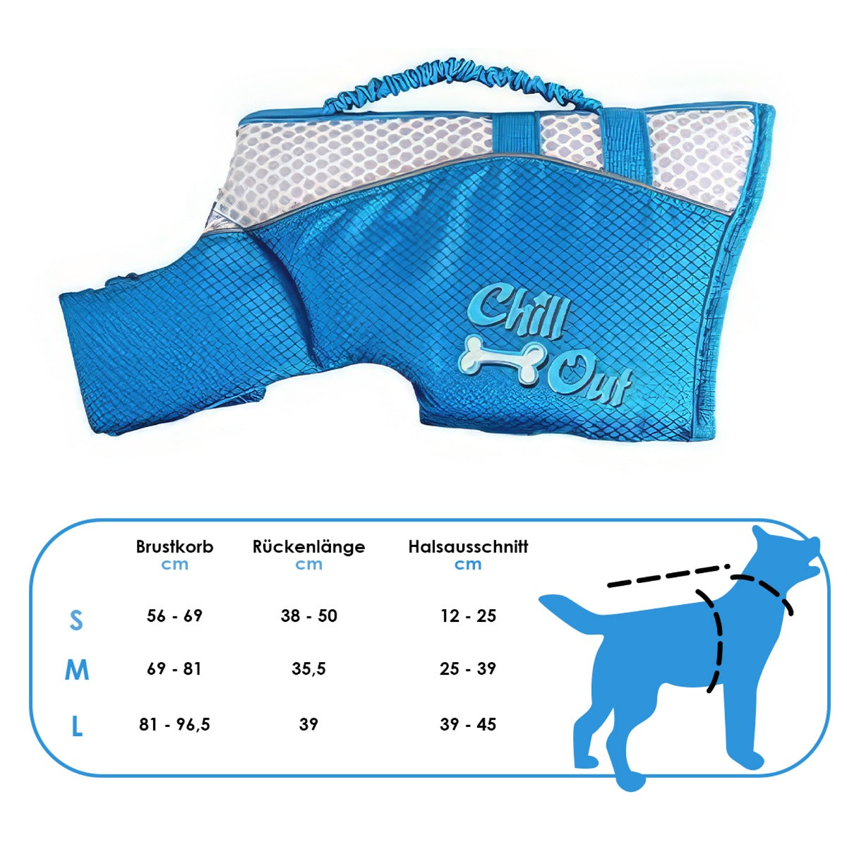 Gilet de sauvetage pour chien taille L