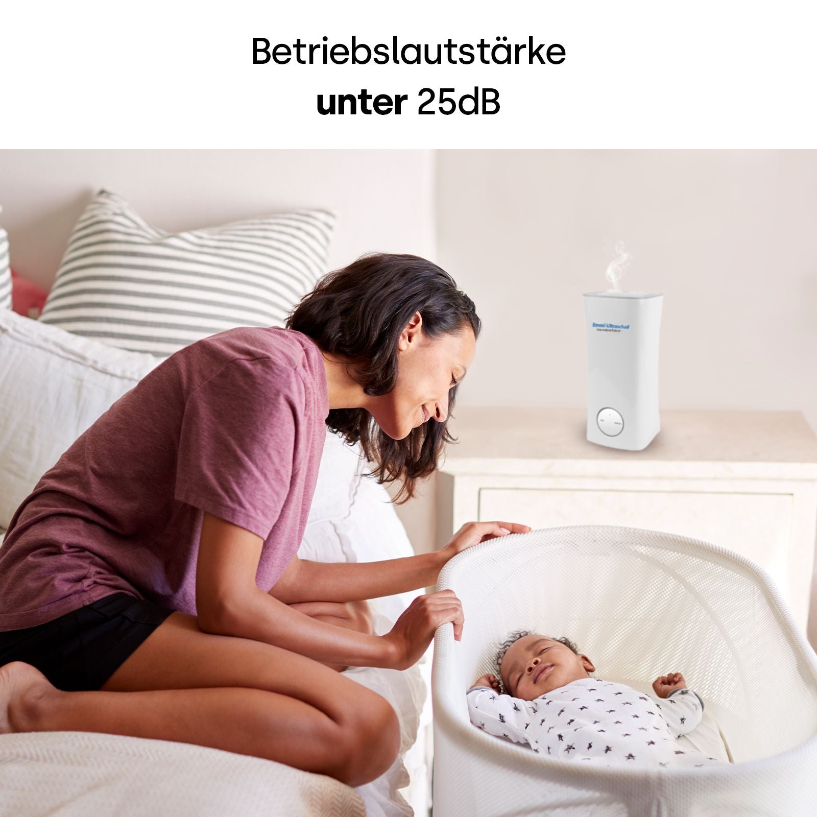 Raumluftbefeuchter (mit Desinfektionskonzentrat)