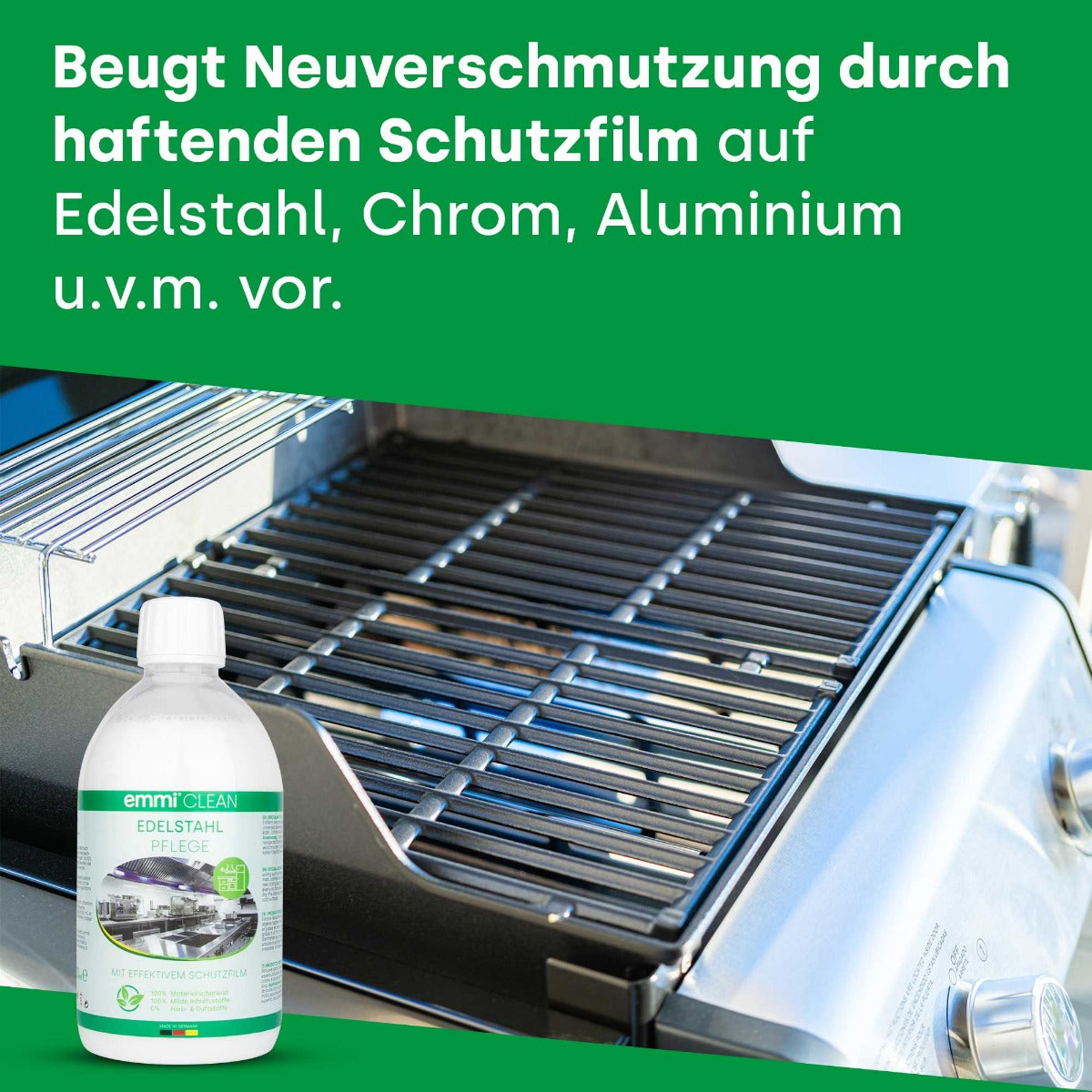 emmi-Clean Stainless Steel Care & Cleaner 500ml