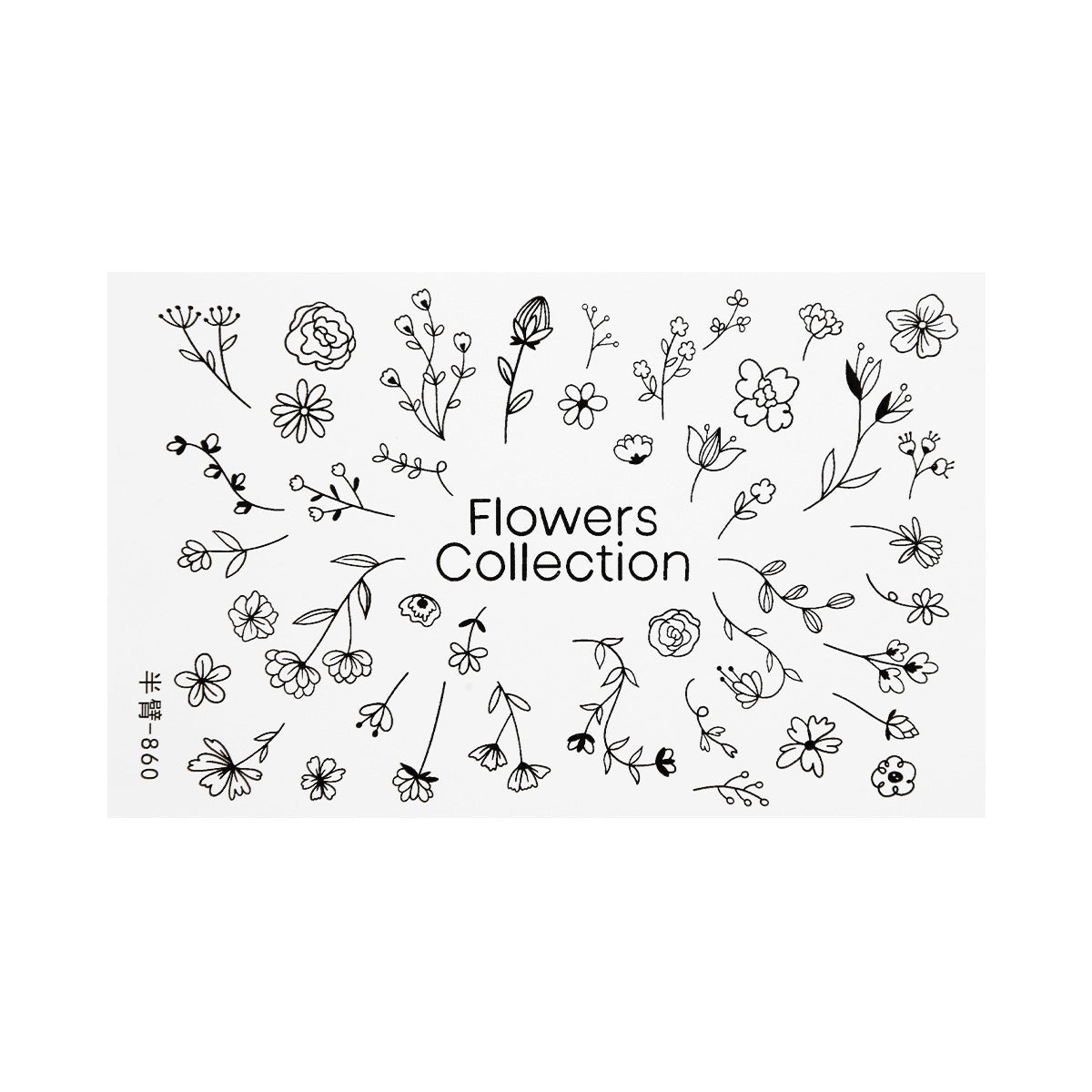 Collection de tatouages de fleurs sur la peau -002-