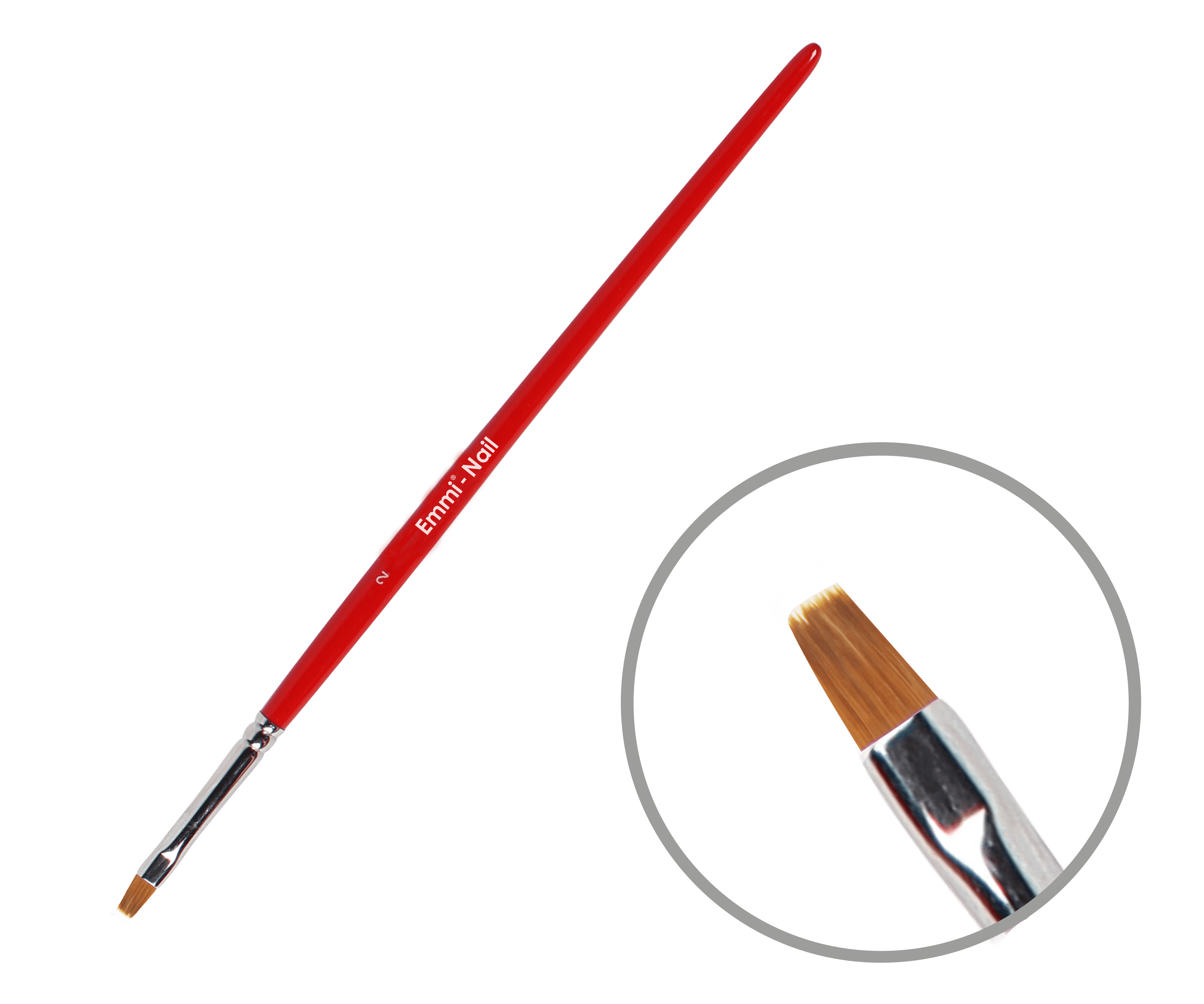 Emmi-Nail Gel Brush Size 2, straight