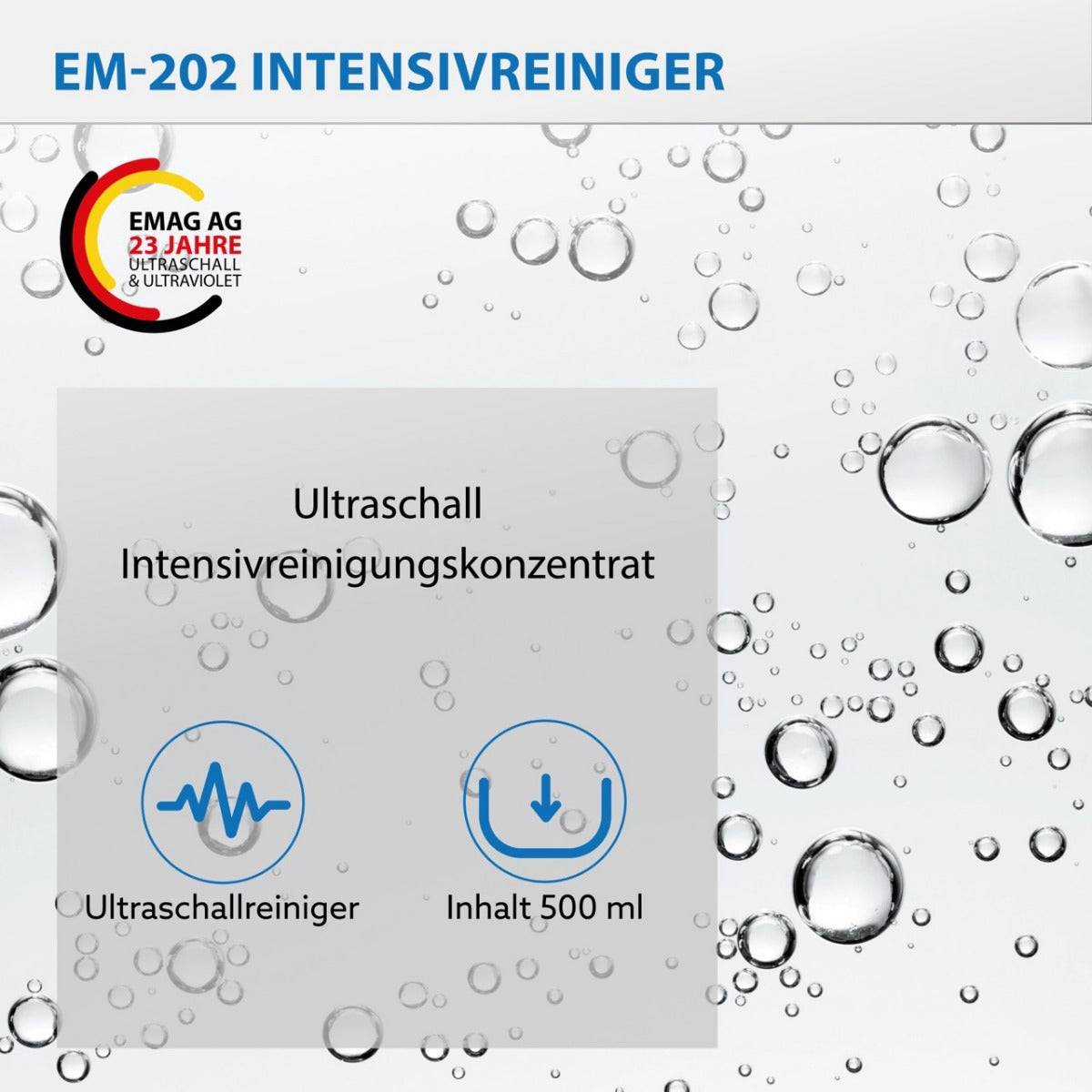 Instrumentenreiniger für Ultraschallgeräte EM-202 500ml