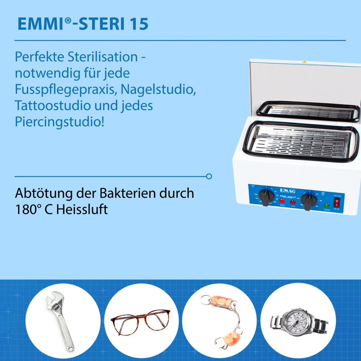 Heißluftsteri Emmi-Steri 15