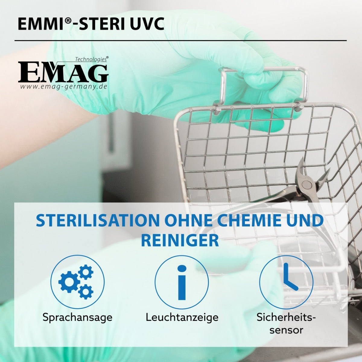 Emmi-Steri UVC LED sterilization device