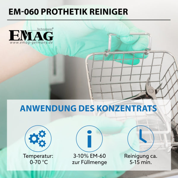 Nettoyant pour prothèses dentaires EM-060