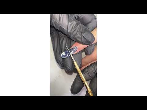 Feuilles à ongles en gel Emmi-Nail Flocons de neige 20 pièces.
