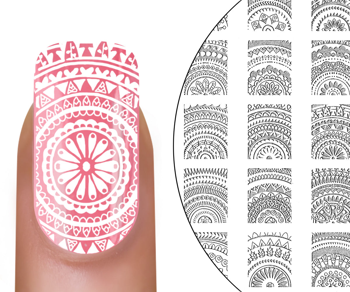 MoYou-London Stamping Stencil Mandala 05