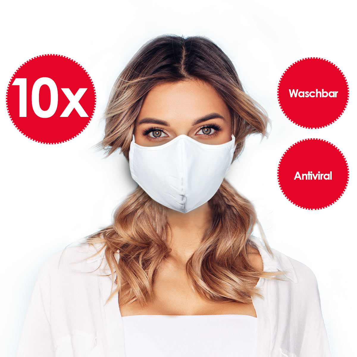 Masques anti-poussière Emmi-Nail 10 pièces