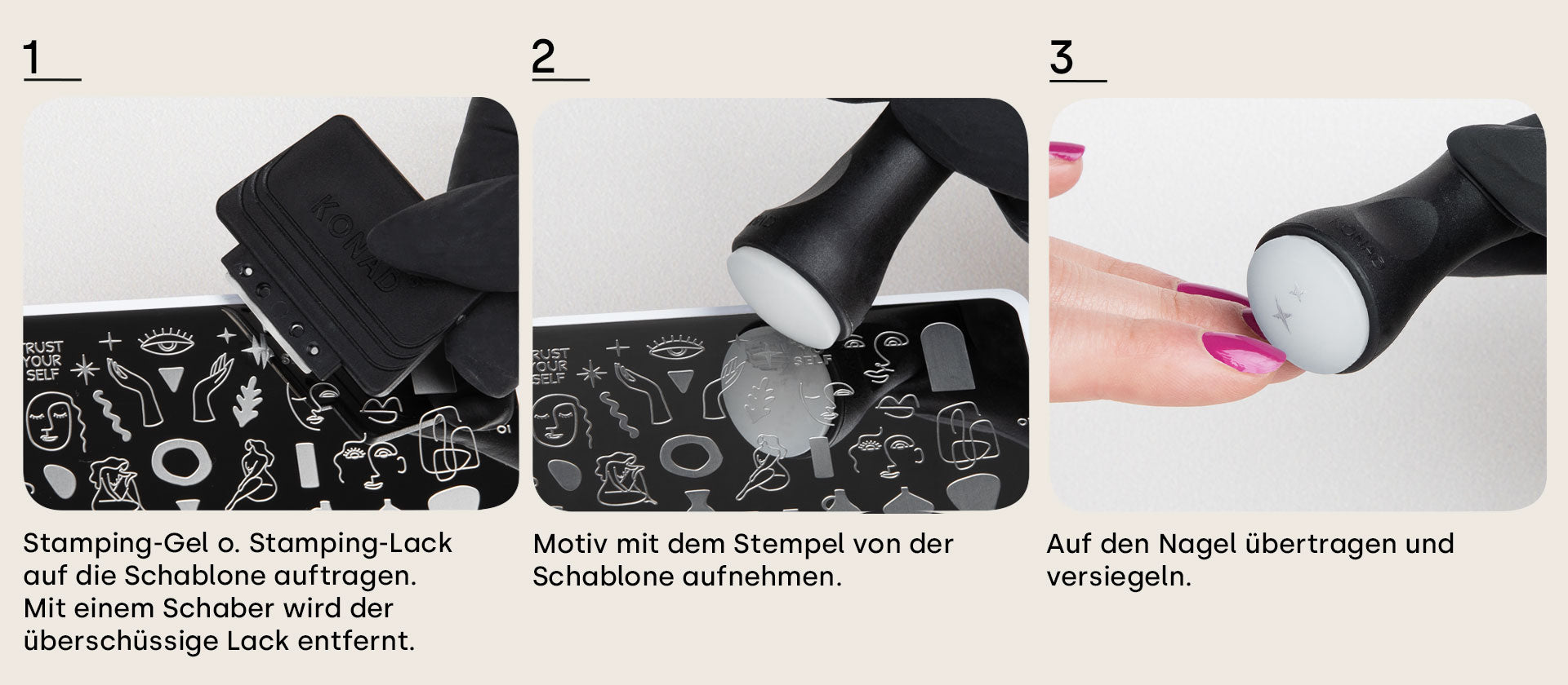 Jelly Stempel-Set Clear