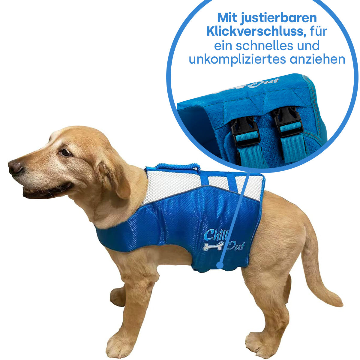 Gilet de sauvetage pour chien taille L
