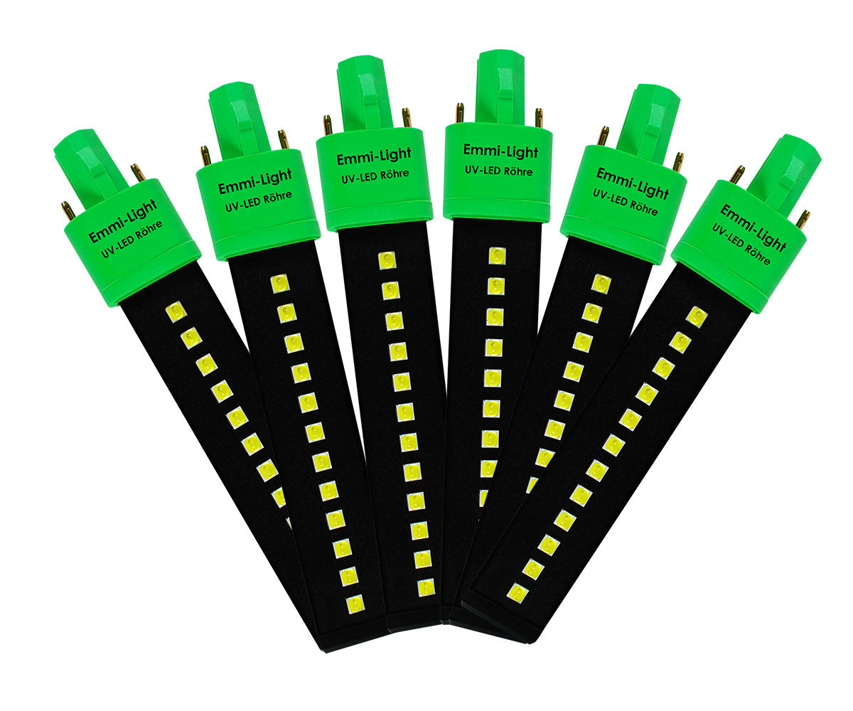6er Set Emmi UV/ LED Röhre 8,5 Watt