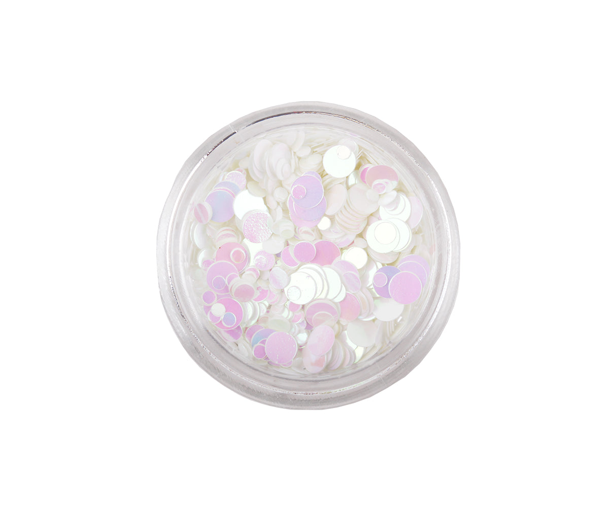 sequin mix white