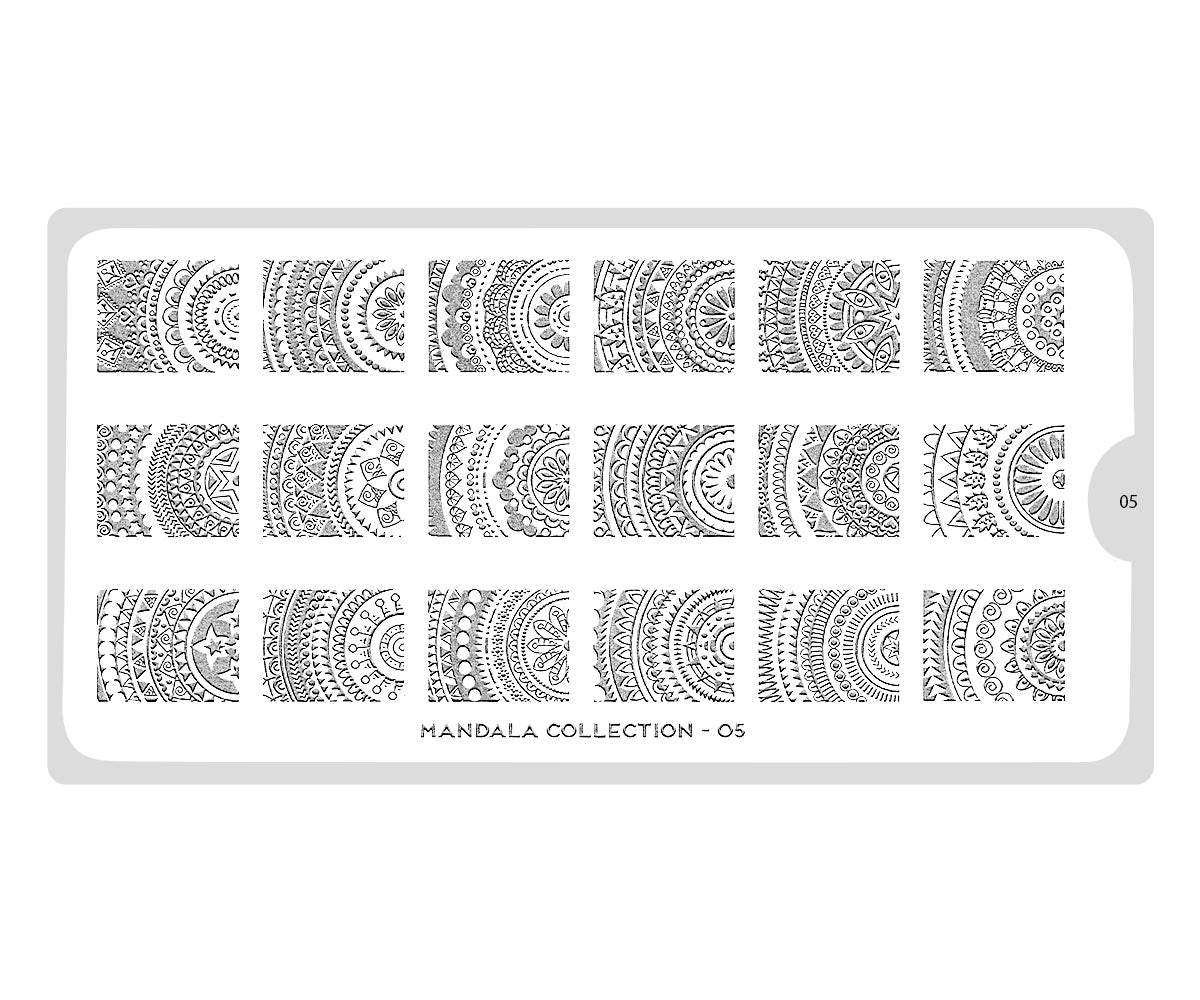 MoYou-London Stamping Stencil Mandala 05