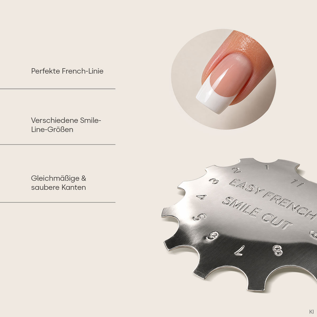 Edge Trimmer "Easy French Smile Cut"