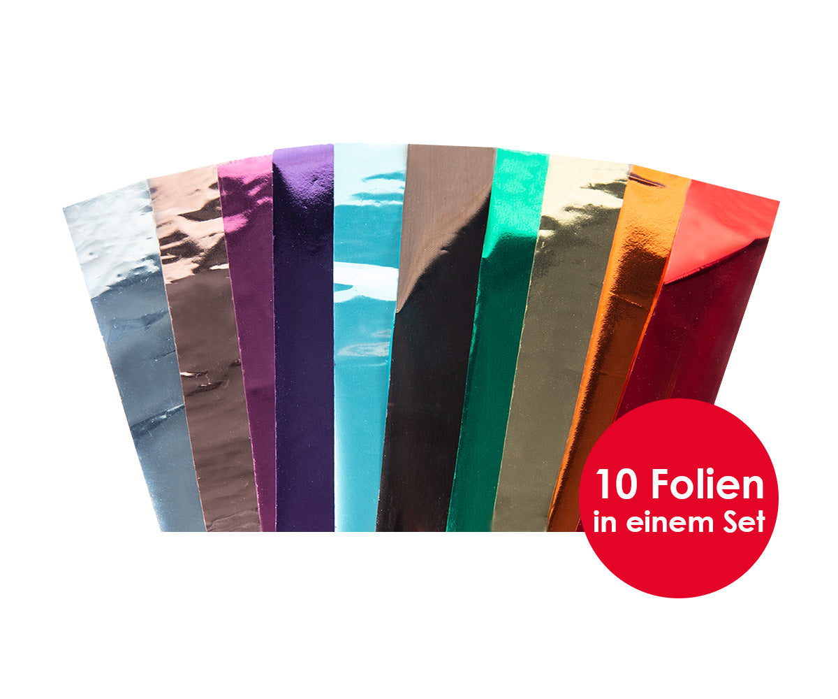Emmi-Nail Glänzende Transferfolien 10 Rollen
