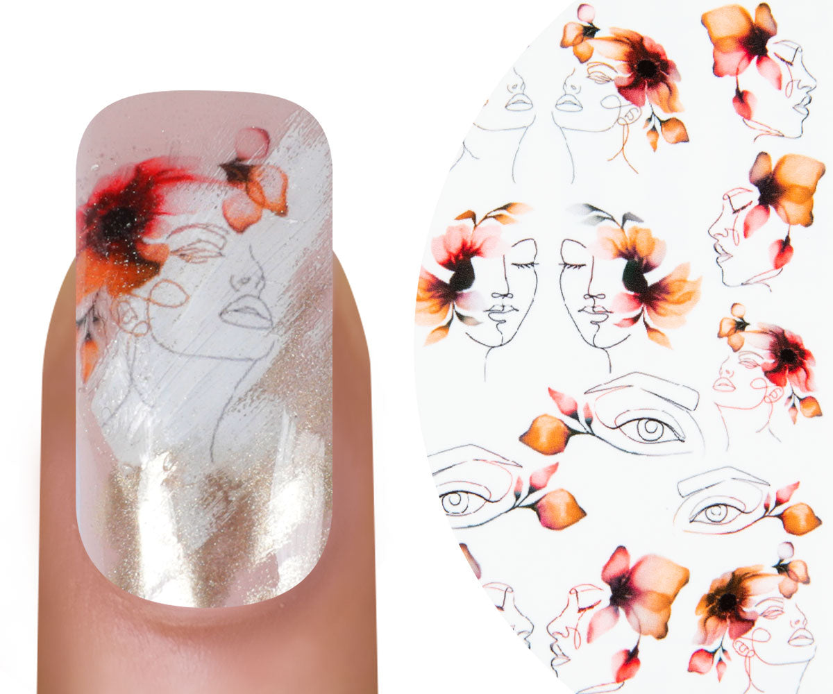 Emmi-Nail Watertattoo Herbst Face Line 1