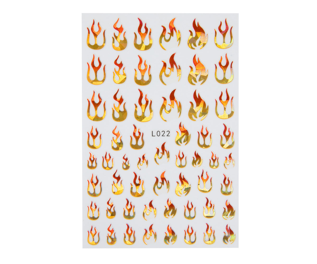 Emmi-Nail Holo Laser Sticker Flames