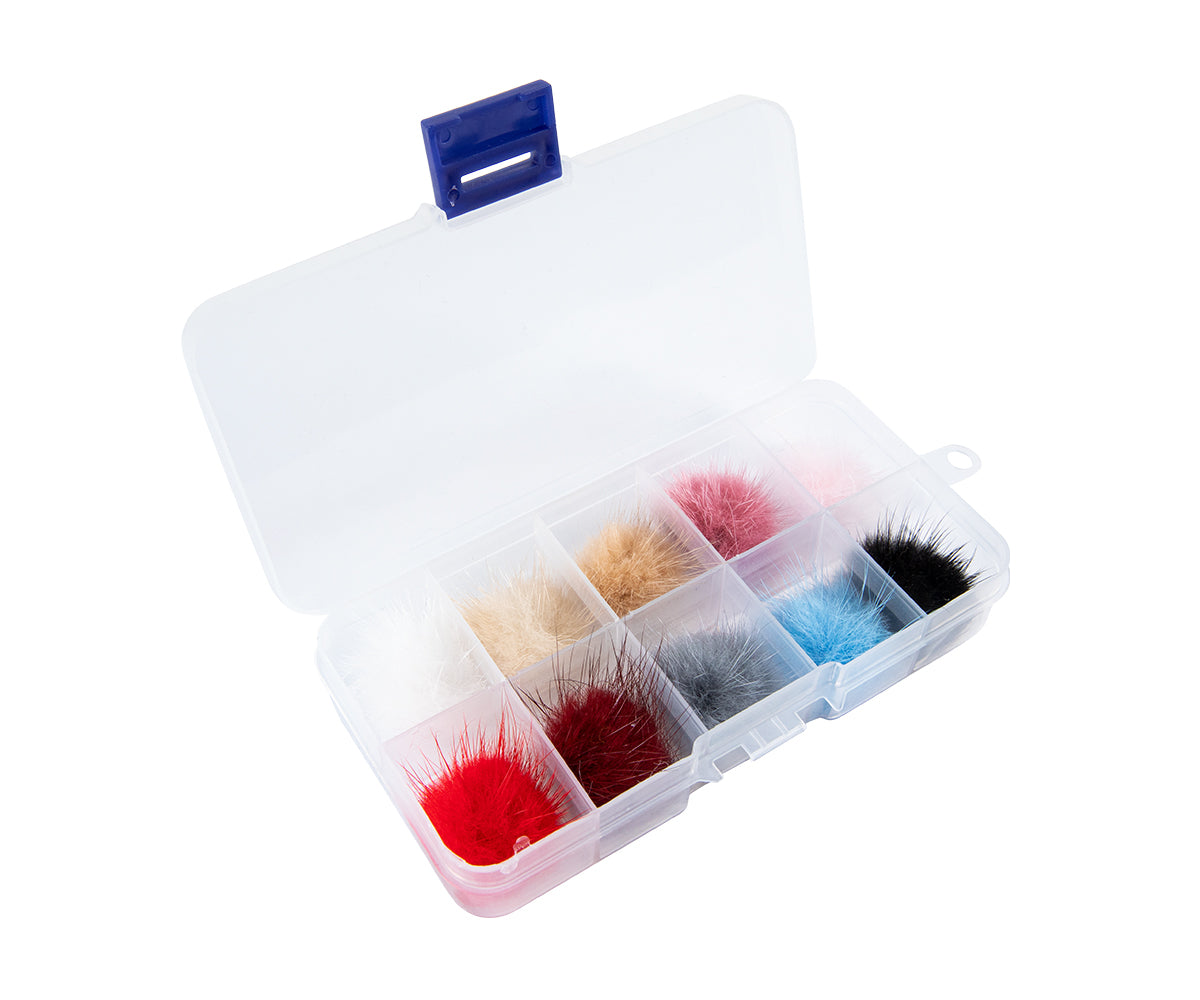 Emmi-Nail Magnetic Faux Fur Balls 10 Colors