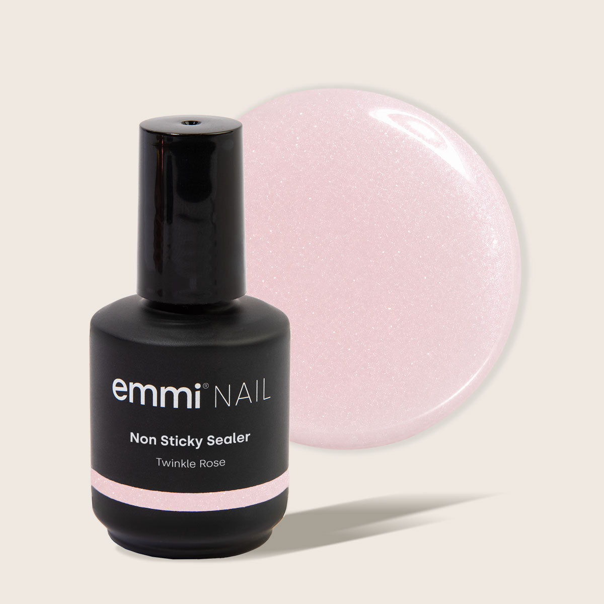 Emmi-Nail Non Sticky Sealer Twinkle Rose 11ml