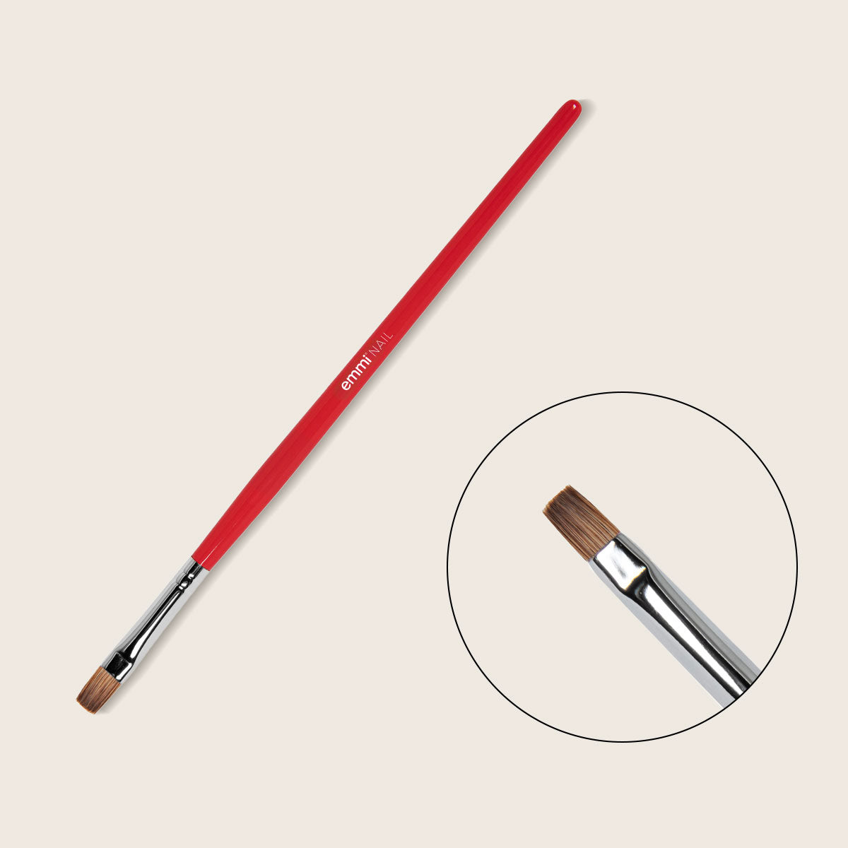 Emmi-Nail GenerationRed Pinsel Gr. 6 Gerade