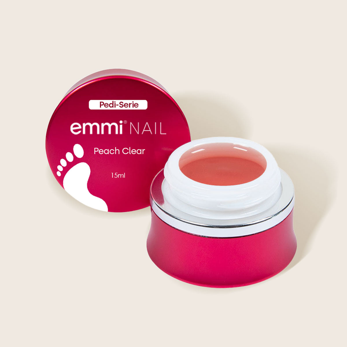 Emmi-Nail Pedi Peach Clear 15ml
