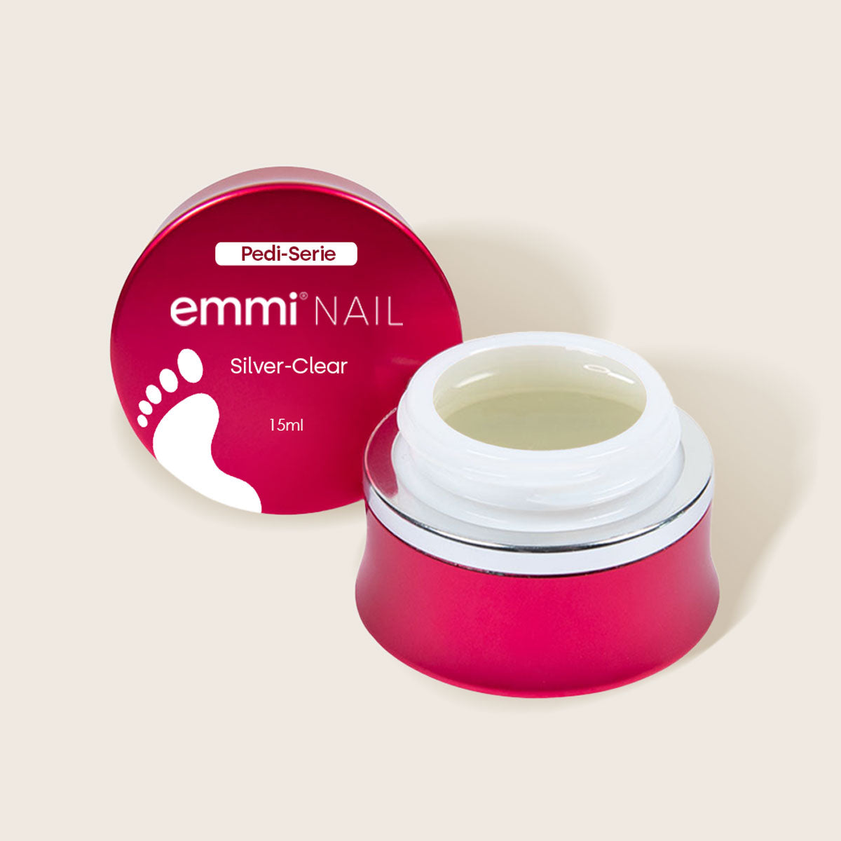 Emmi-Nail Pedi Silver Clear 15ml
