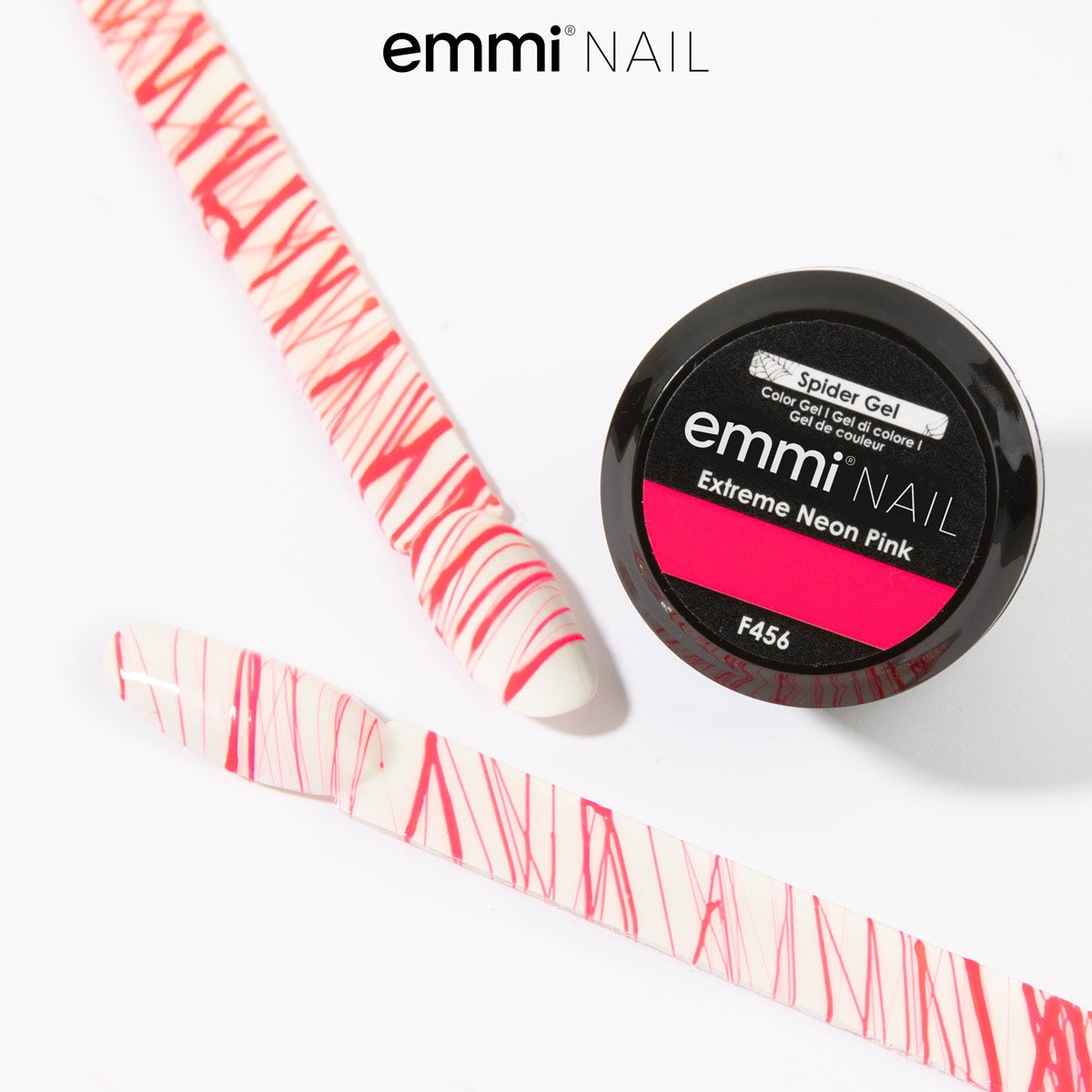Gel Emmi-Nail Spider Extreme rose fluo 8g -F456-