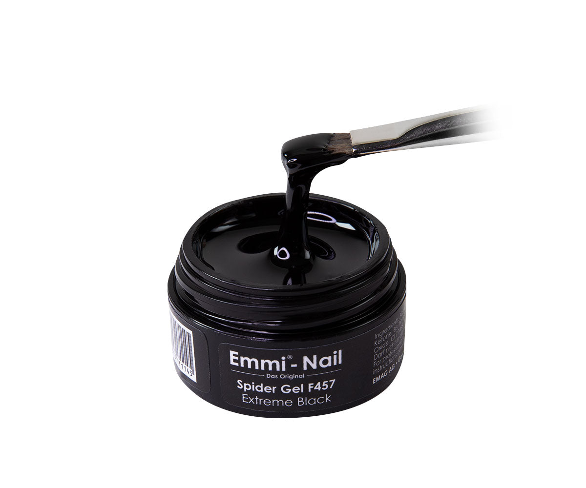 Gel Spider Emmi-Nail Extreme noir 8g -F457-