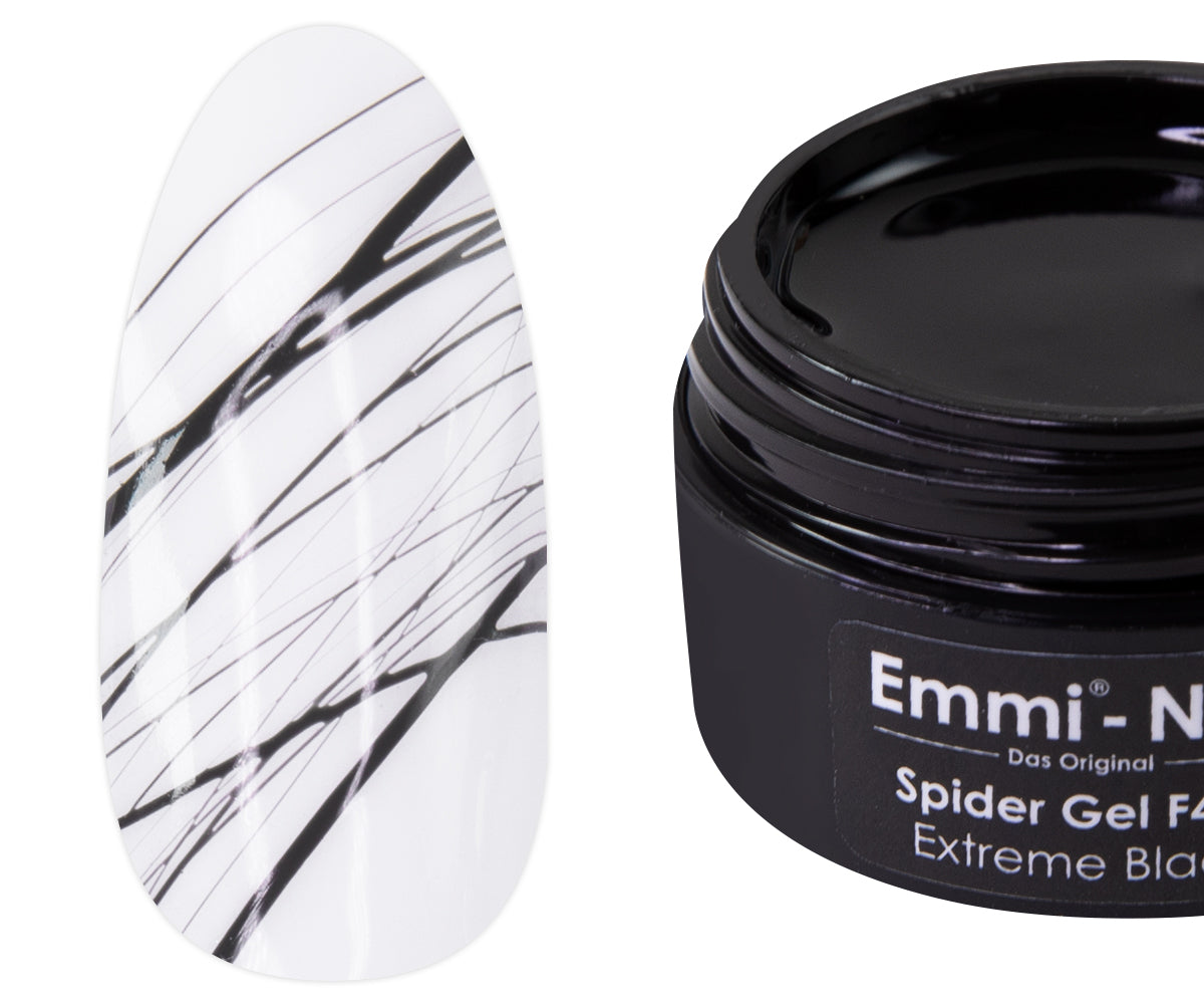 Gel Spider Emmi-Nail Extreme noir 8g -F457-