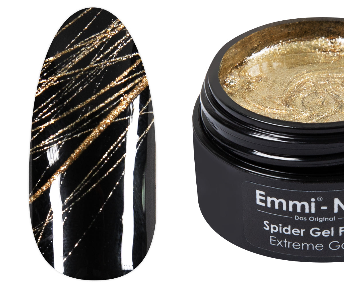 Gel Emmi-Nail Spider Extreme doré 8 g -F458-
