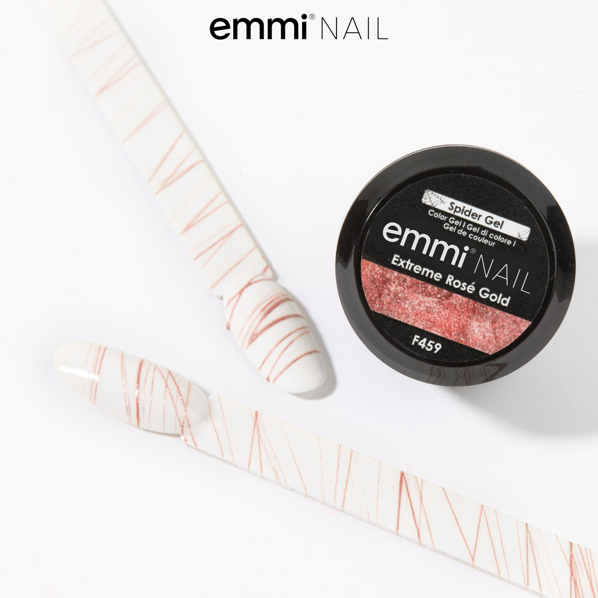 Gel Spider Emmi-Nail Extreme or rose 8g -F459-