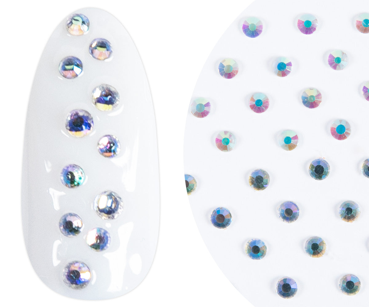 Emmi-Nail Strassstein Box white/silver mix
