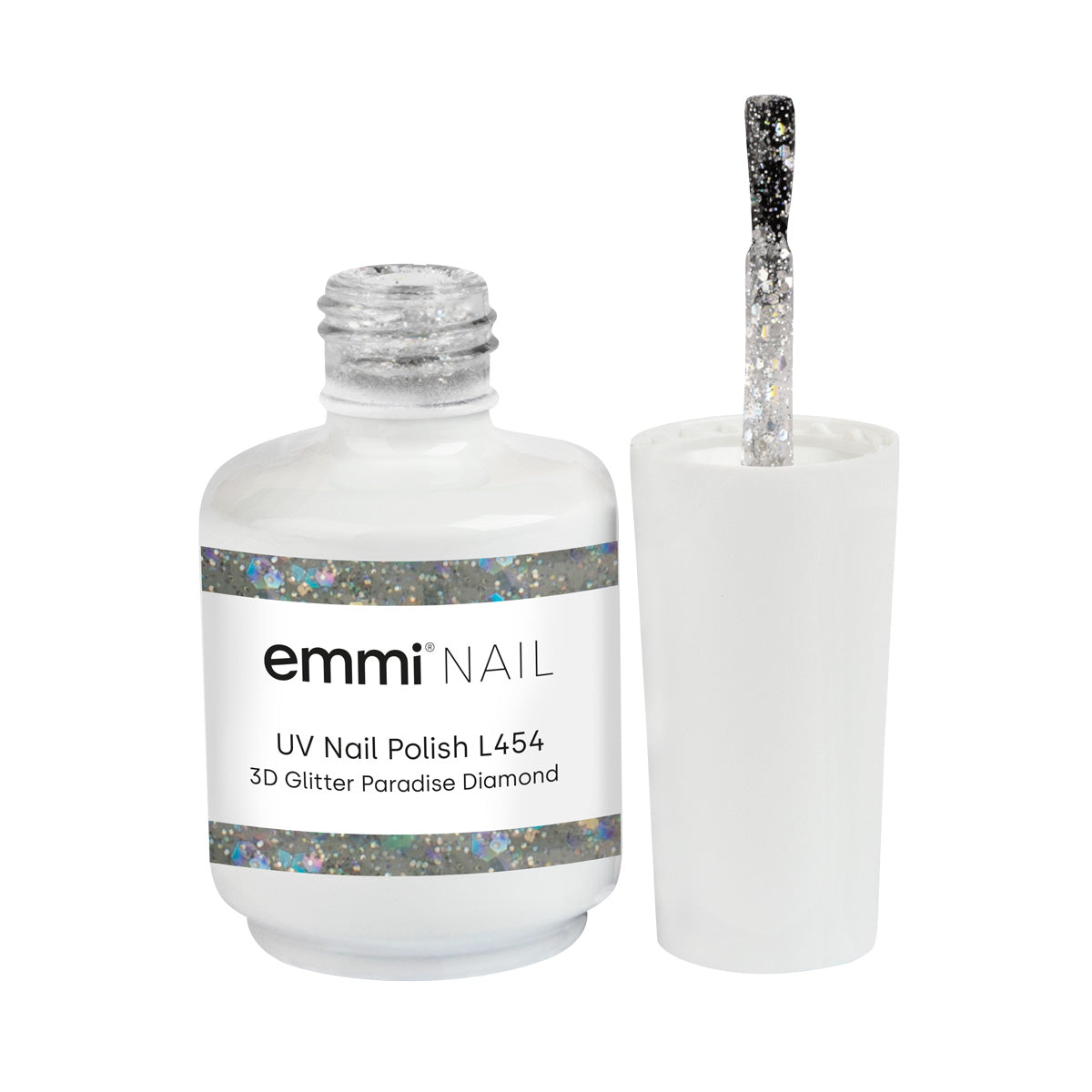 Shellac UV Polish 3D Glitter Paradise Diamond -L454- 