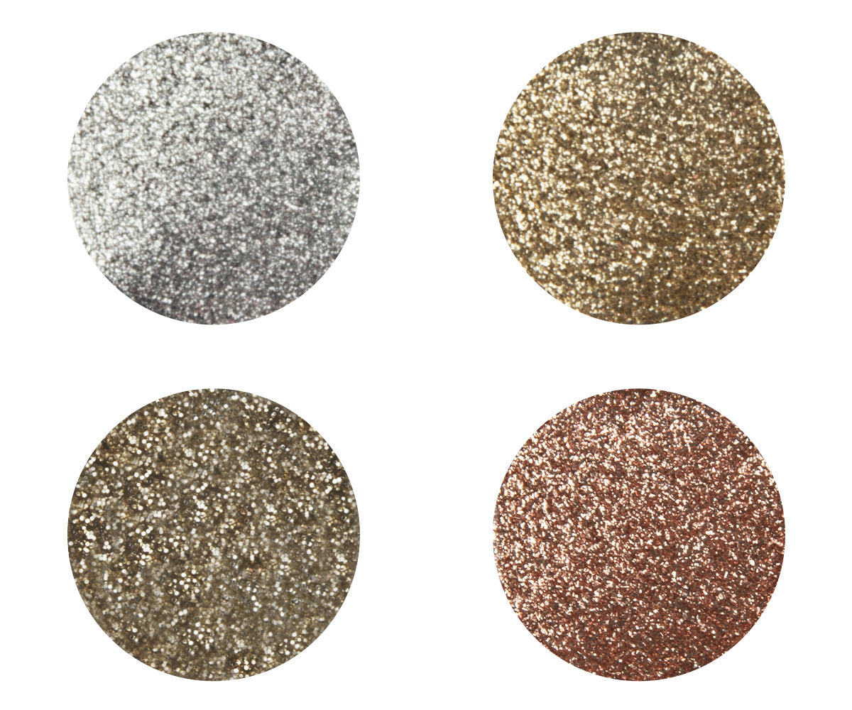Emmi-Nail Creamy-ColorGel 4er Set Glitter -F474-