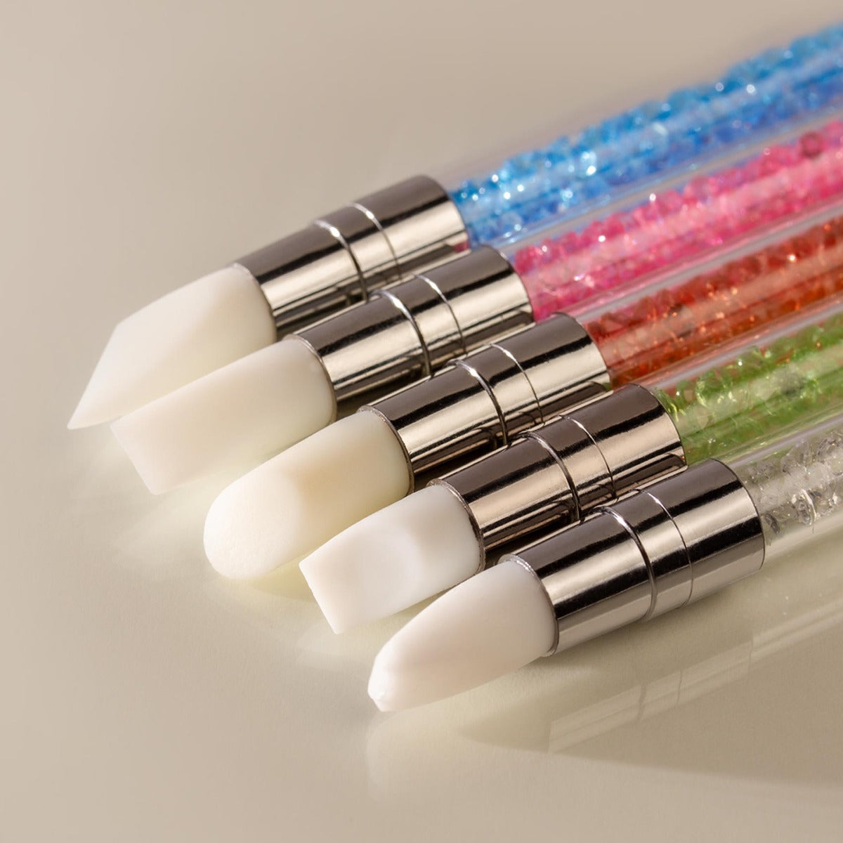 Lot de 5 pinceaux en silicone Emmi-Nail 