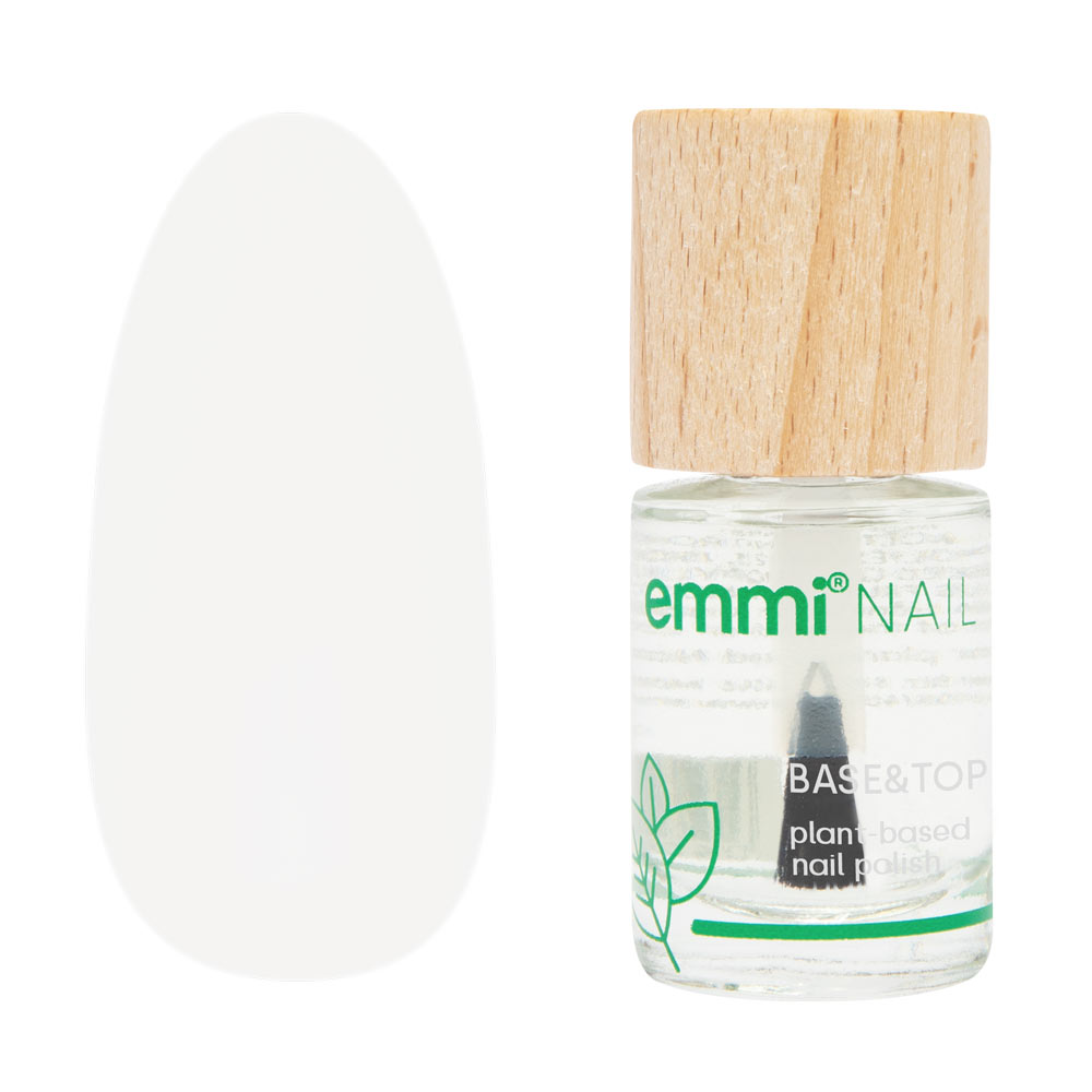 Base et top coat pour vernis à ongles végétal Emmi-Nail 