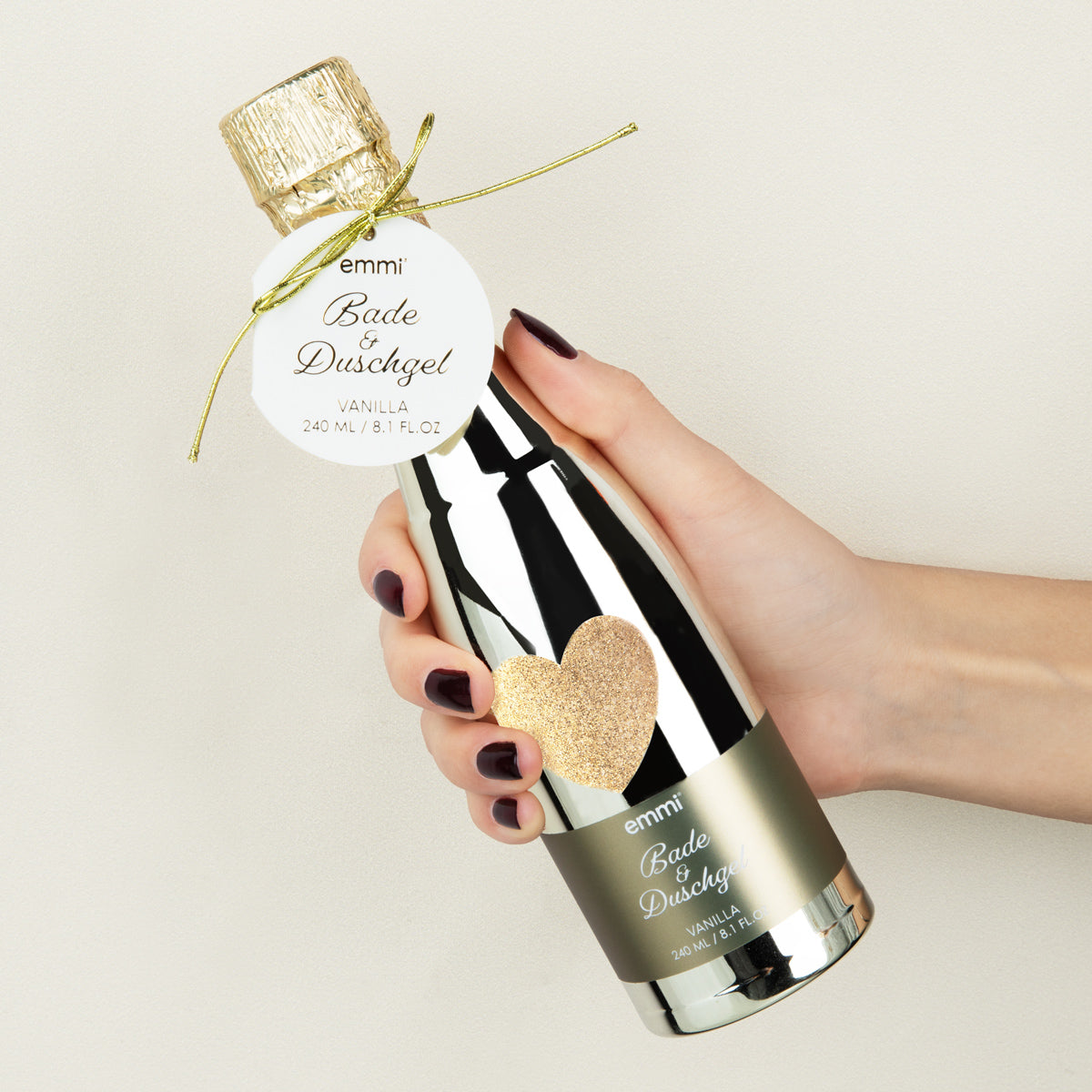 Bade- & Duschgel Champagne Shower gold 240ml *Herz*