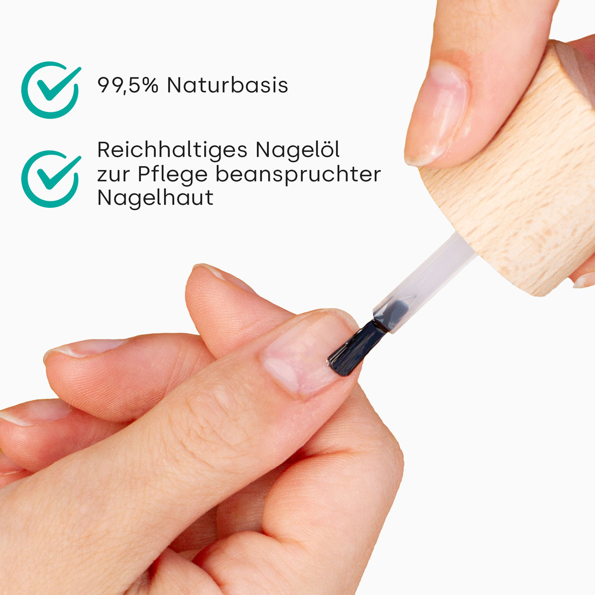 Huile de soin des ongles végétale à la noix de coco 10 ml 