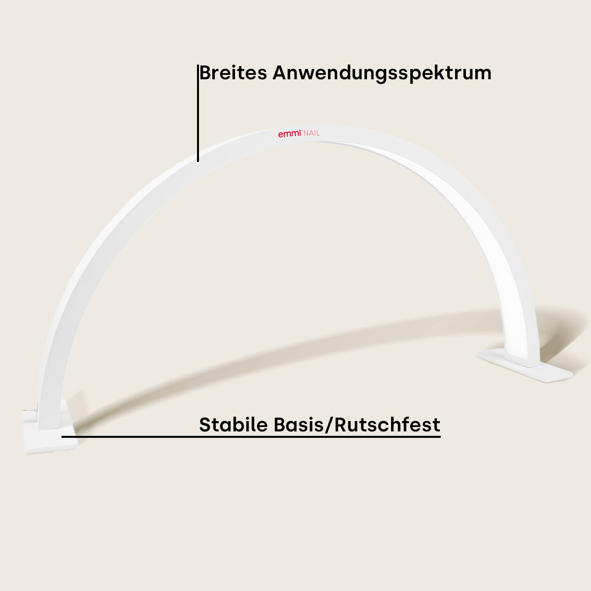 Emmi-Nail LED Arbeitsplatzleuchte Rainbow White