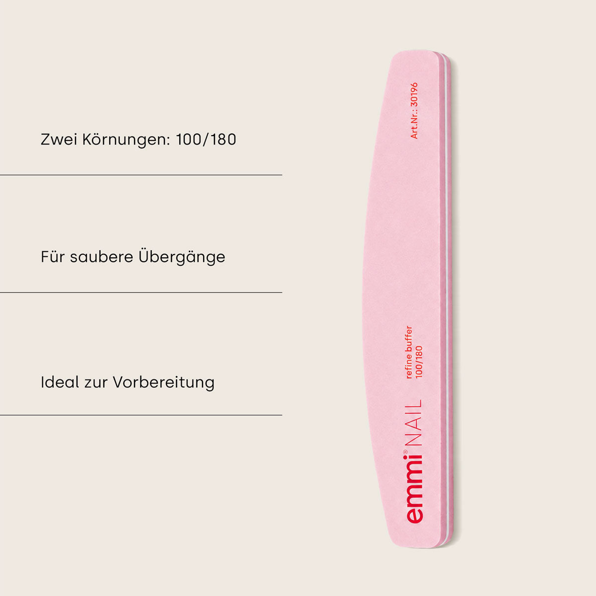 Emmi-Nail Refine Bufferfeile pink 120/120